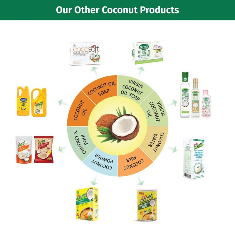 KLF Nirmal Virgin Baby Coconut Oil | Baby Massage Oil | 400 ml| For soft and supple skin | A Natural skin moisturizer | Great for Diaper Rashes | Baby Friendly Pack - Image 2