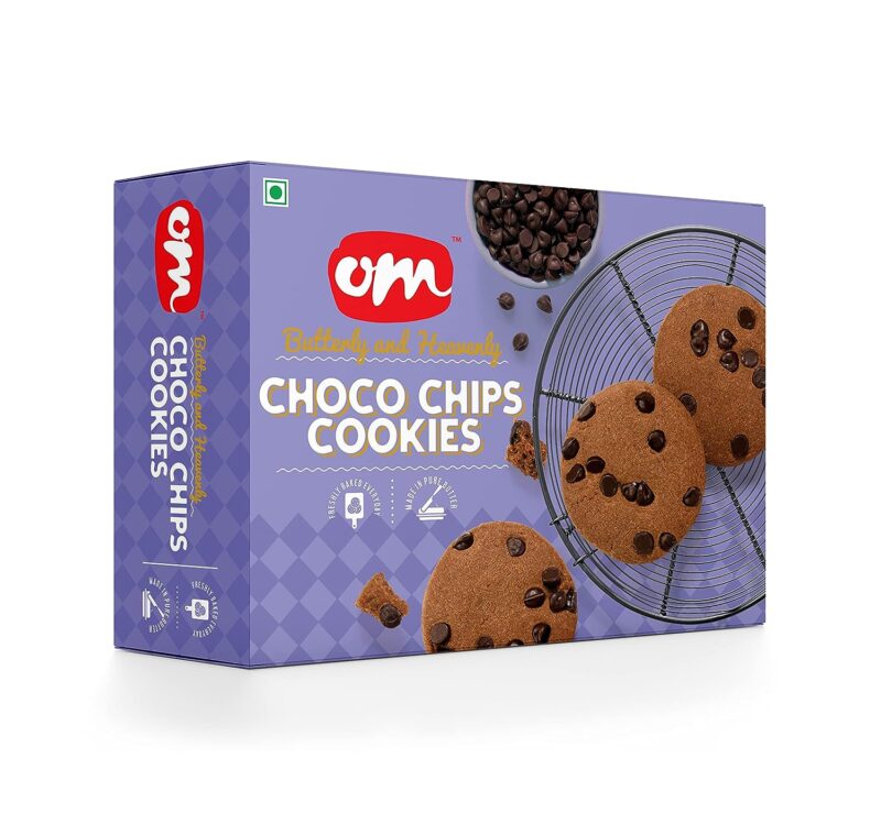 Om Sweets and Snacks Chocolate Chips Cookies -350G