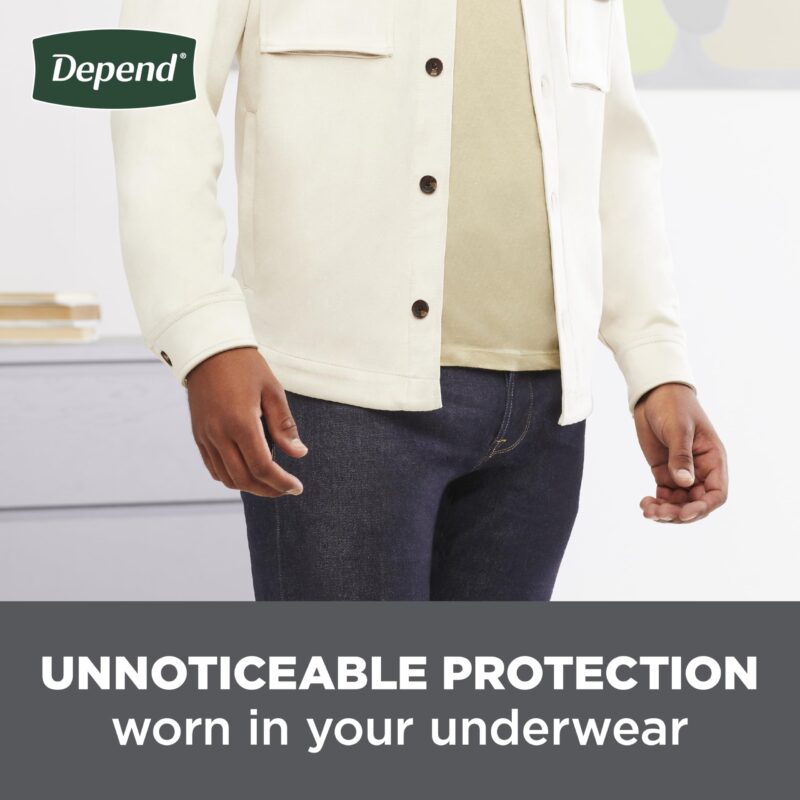 Depend Incontinence Guards for Men, Maximum Absorbency, 52 Count (Pack of 2) - Image 3