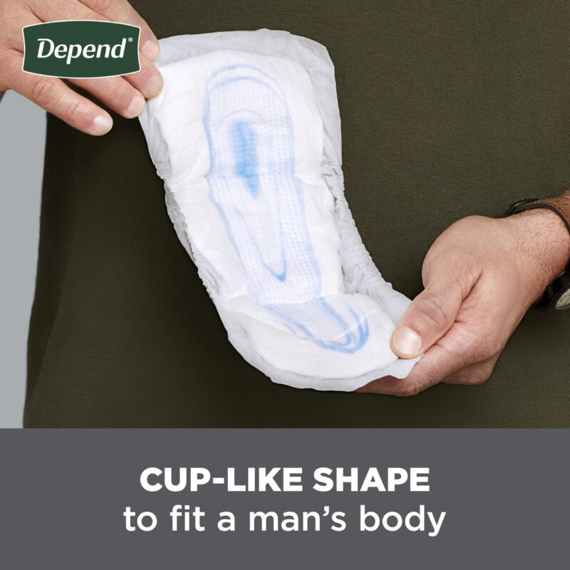 Depend Incontinence Guards for Men, Maximum Absorbency, 52 Count (Pack of 2) - Image 5