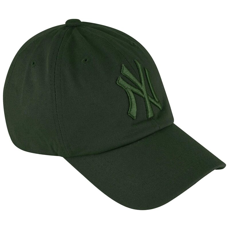 Cap for Men Women Topi Unisex Head Branded Boy's Girl's Caps Adjustable Strap Summer Sports Cricket Gym Dance Cotton Free Size Woolen Fashion Baseball Hip hop Helmet Winter Snapback (Green) - Image 2