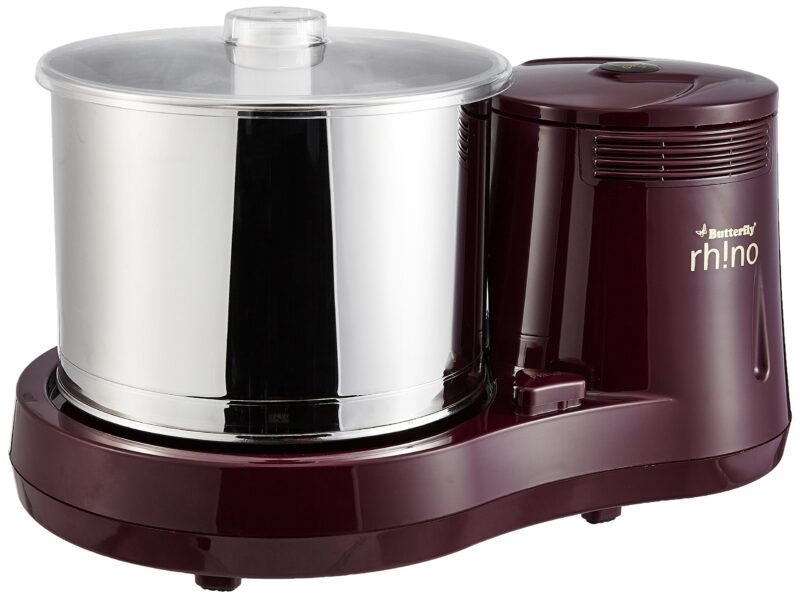 Butterfly Premium Vegetable Chopper 600 ml Blue & Butterfly Rhino Table Top Wet Grinder, 2L (Cherry) - Image 7