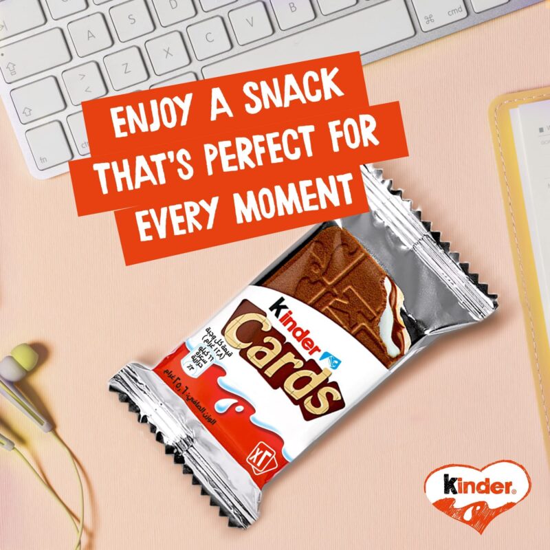 Kinder Cards Family Pack Two Layers Of Crispy Specialty With Cocoa And Milky Creams Filling10 Pieces 256g - Image 7