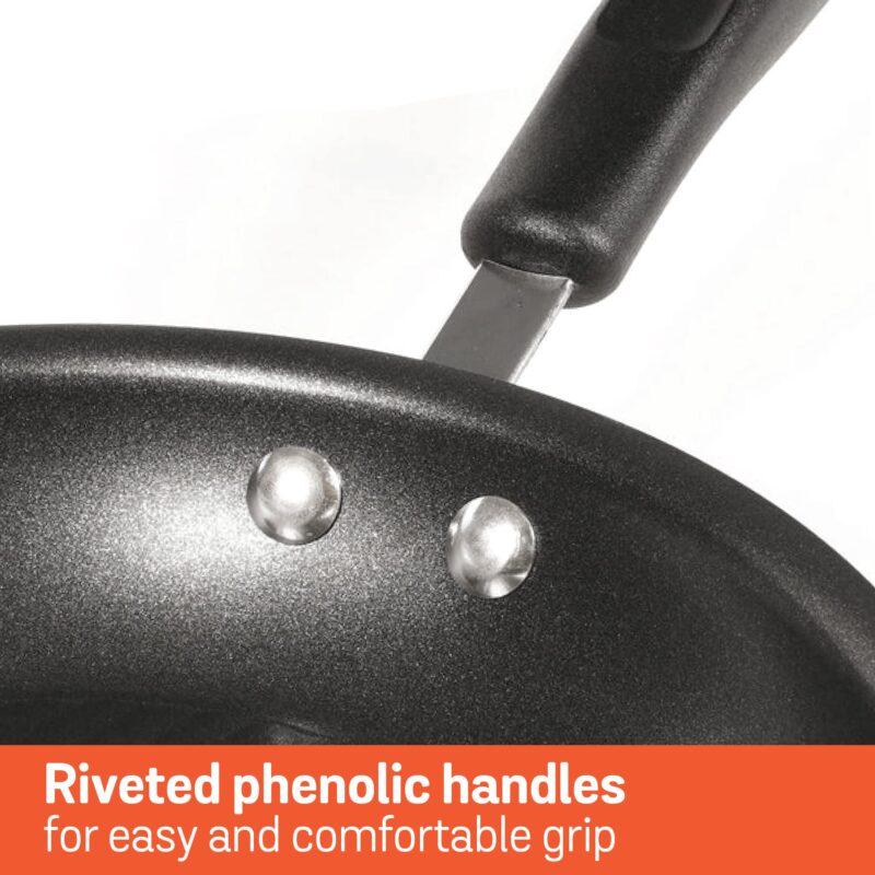 Meyer Merlot Aluminium Non-Stick Frypan | Frying Pan | Omlette pan | Fry pan with Stick Handle | Small Pan | Egg Pan | Gas and Induction Compatible| 100% Toxic Free, 20cm/ 0.96 Liters (Purple) - Image 4
