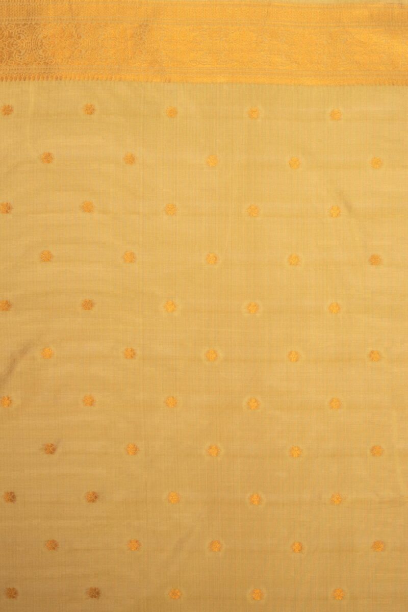 MIMOSA Women's Woven Design Kanjivaram Style Art Silk Saree With Blouse Piece : Sa00001762Gdfree, Gold - Image 2