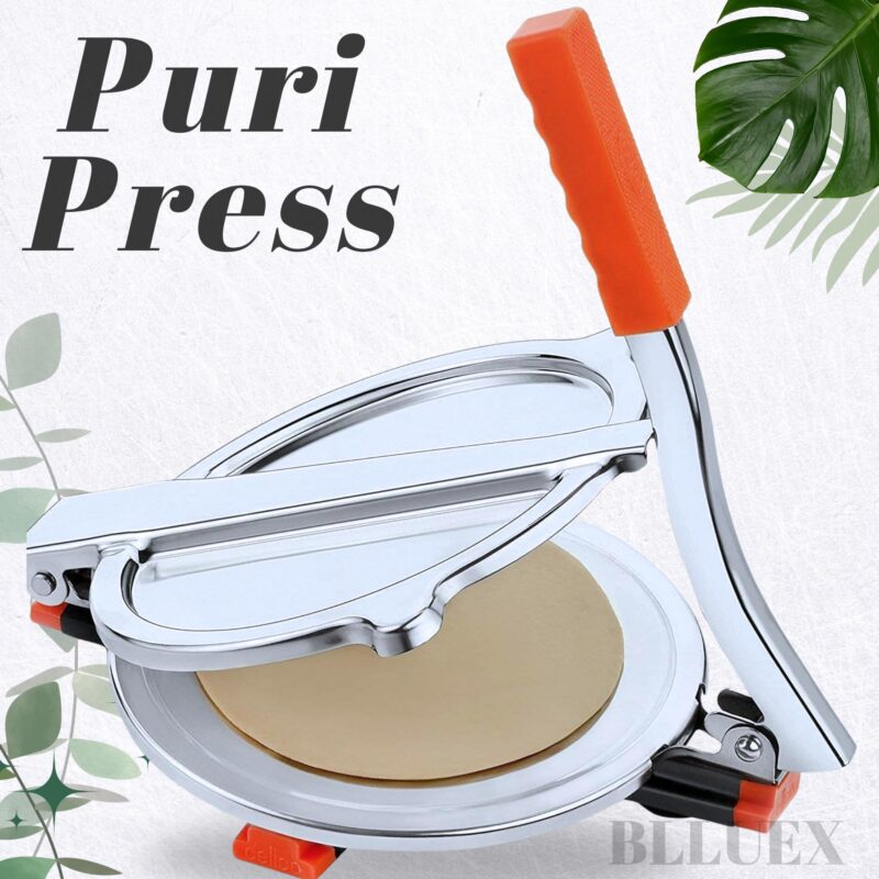 BLLUEX Premium Multi-Purpose 17cm Roti Maker,Manual Press for Chapati, Puri, Khakhra, Papad, Pathiri for Flatbread | Easy to Use Homemade - Image 9