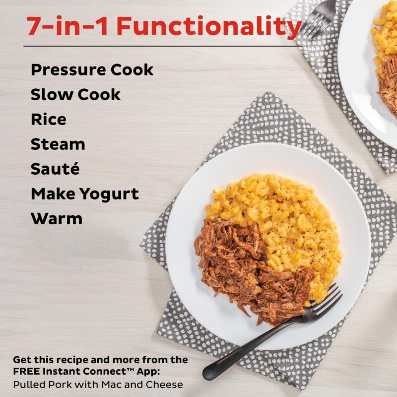 Instant Pot 321 6 Litre, Stainless Steel 7-in-1 Electric Pressure Cooker, Outer Lid, Slow Cooker, Rice Cooker, Steamer, Saute, Yogurt Maker, And Warmer, 6 Litre, Silver - Image 4