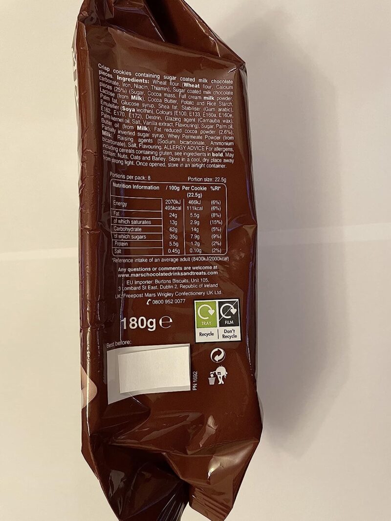 M&M's MARS Double Chocolate Cookies, 180 g - Image 2