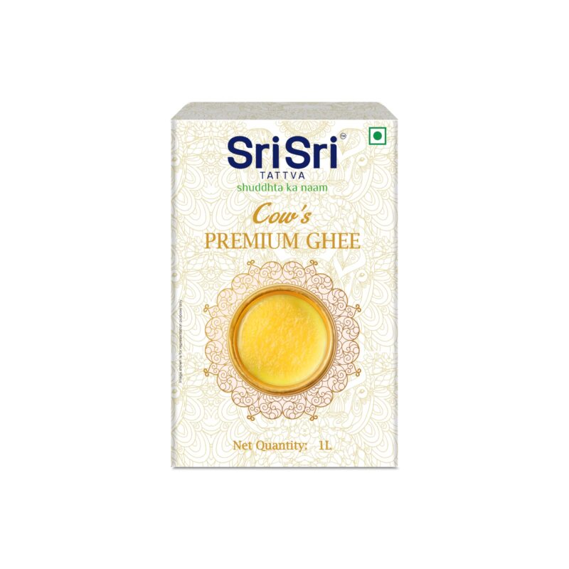 Sri Sri Tattva Premium Cow Ghee - 1 Litre (Pack of 3) | Premium Ghee for Better Digestion and Immunity | (3 Litre) - Image 5