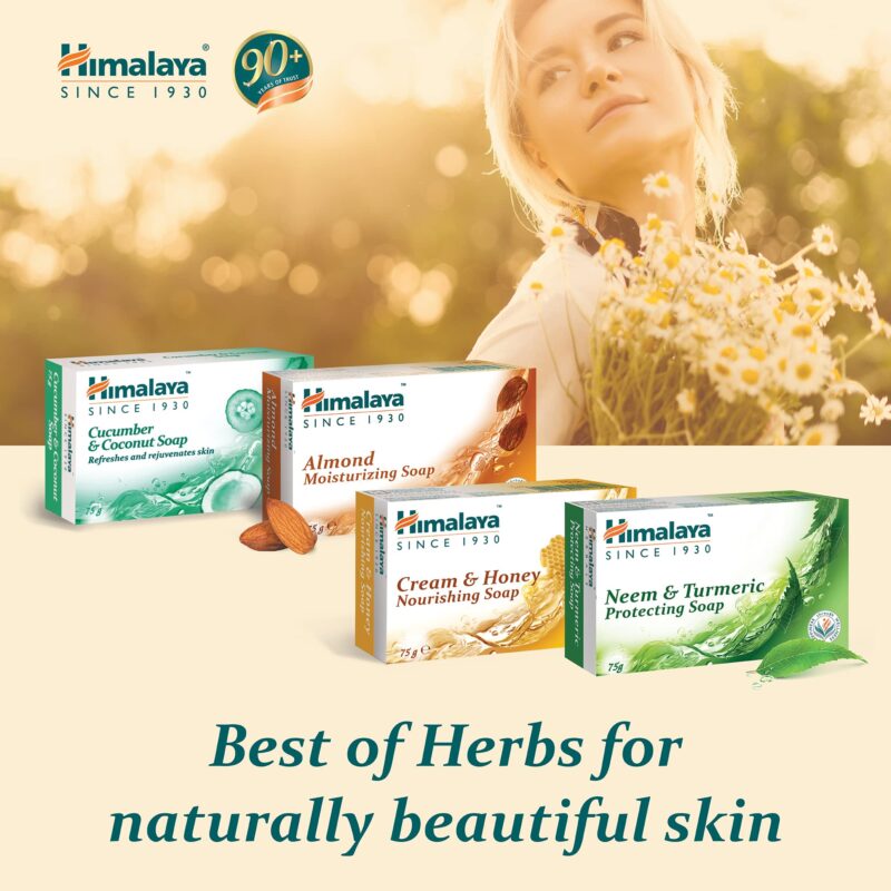 Himalaya Herbals Nourishing Cream and Honey Soap, 75gm - Image 3