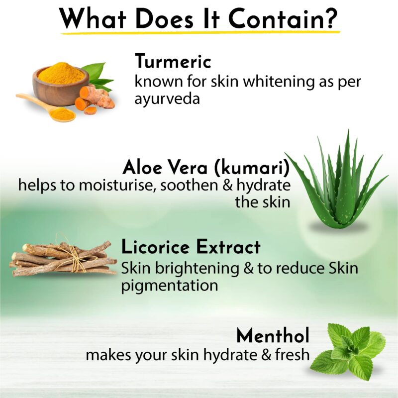 Muuchstac Herbal Skin Lightening Face Wash for Men | Increases Skin Glow & Brightness, Fights Acne, Oil Control, Turmeric-Derived Yellow Foam | 100 ml - Image 6