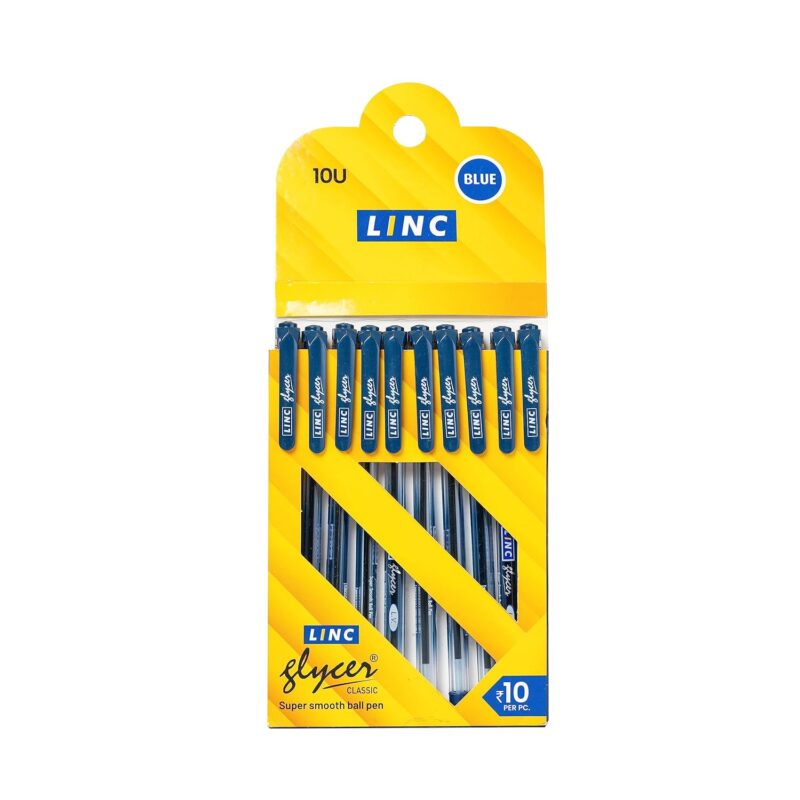 Linc Glycer 0.6 mm Ball Pen - Pack of 10 - Image 2