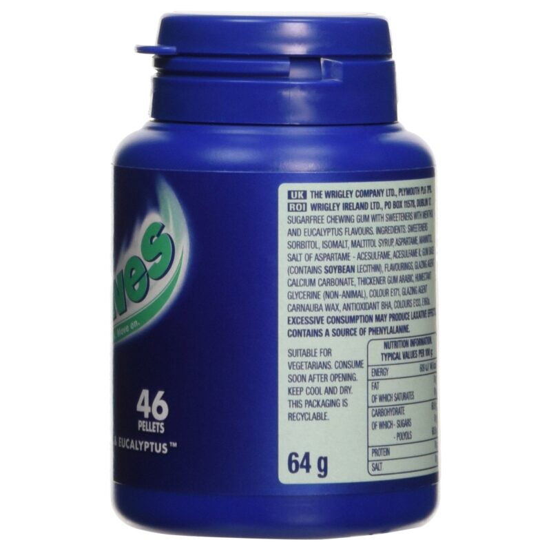 Wrigley's Airwaves Sugarfree Gum - Menthol & Eucalyptus (46) - Image 7