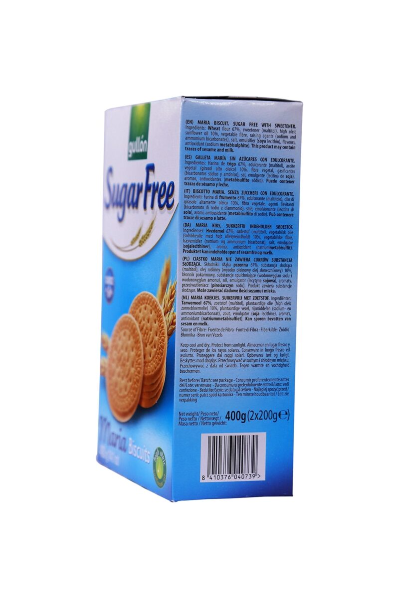 Gullon Sugar Free Marie Biscuits, 400G - Image 3