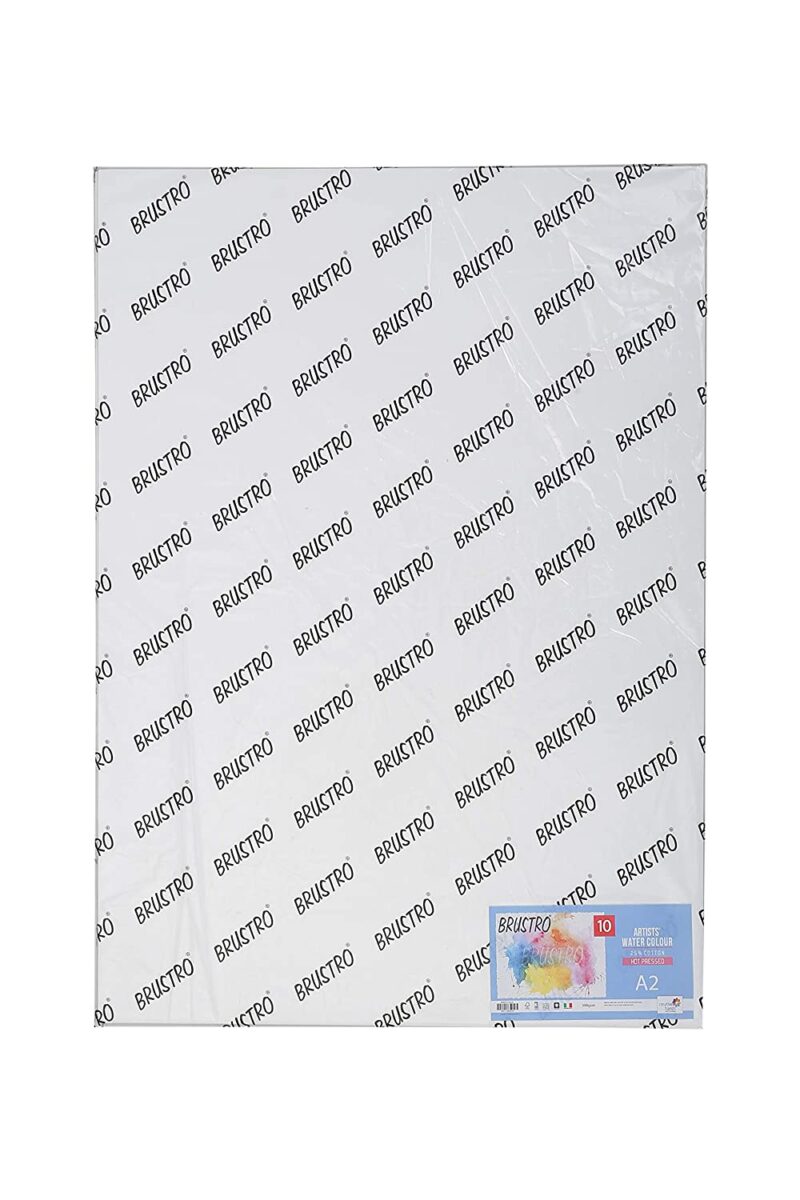 Brustro Artists' WC paper 25% cotton HP 300 Gsm A2 (10 Sheets) - Image 4