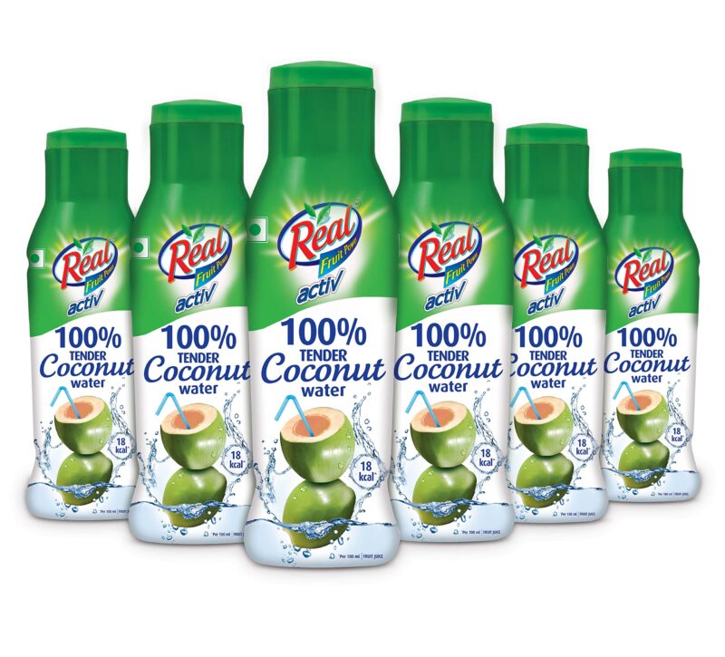 30x Real Activ 100 % Tender Coconut Water, Pack of 30 - 200 ml each