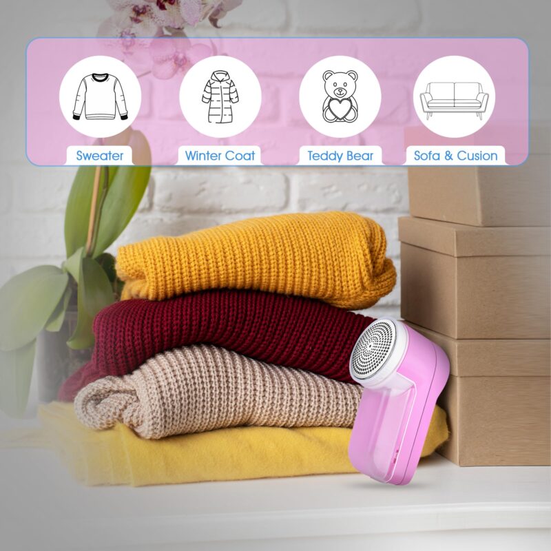 GLUN® Lint Remover for Clothes Fuzz Remover for All Woolen Clothes, Lint Remover for Clothes, Sweaters, Blankets, Lint Removal for Clothes, Carpets, Fabric Defuzzer - Image 7