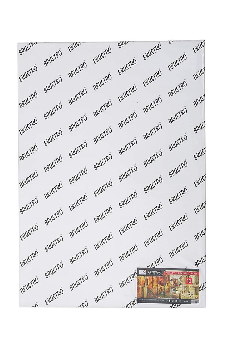 Brustro Artists' Oil Painting Paper 300 GSM A2 (Pack of 10 Sheets) - Image 3