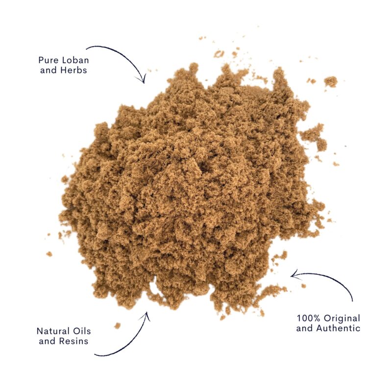 Vedanum Premium Loban Powder for Pooja, Hawan, Dhoop Dhuni, Home Fragrance - 80 Gm Jar - Image 5