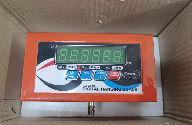 Nac Global Hanging Weighing Scale 200kg Mini Crane scale Electronic Digital Weight Machine for Luggage Agriculture Fishing Scrap Electronic Weighing Scale crane scale 200kg weight machine for cyliners - Image 2