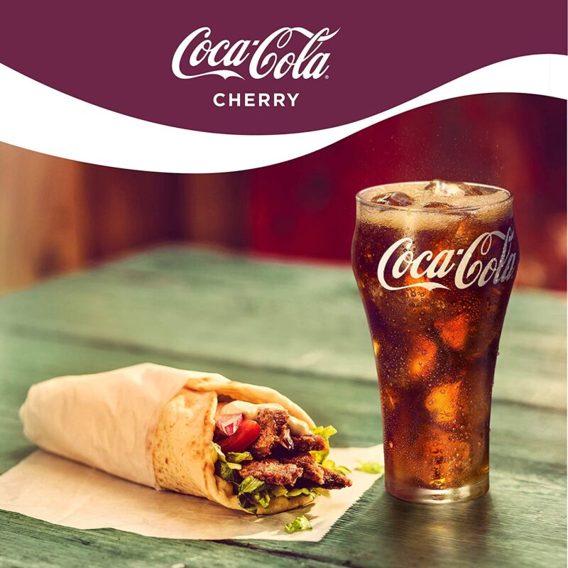 Coca-Cola Cherry Coke, 355 Millilitre, Vegetarian - Image 2
