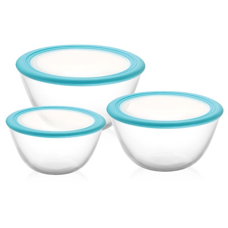 Ornella Glass Mixing Bowl Set, Set of 3 - Image 14