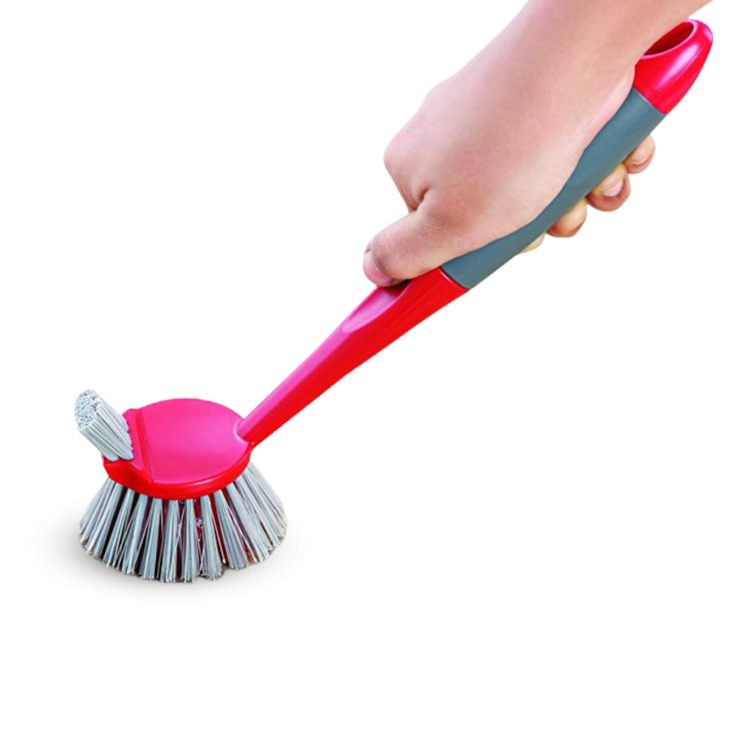 Red|Kleeno Dual Action Sink and Dish Brush
