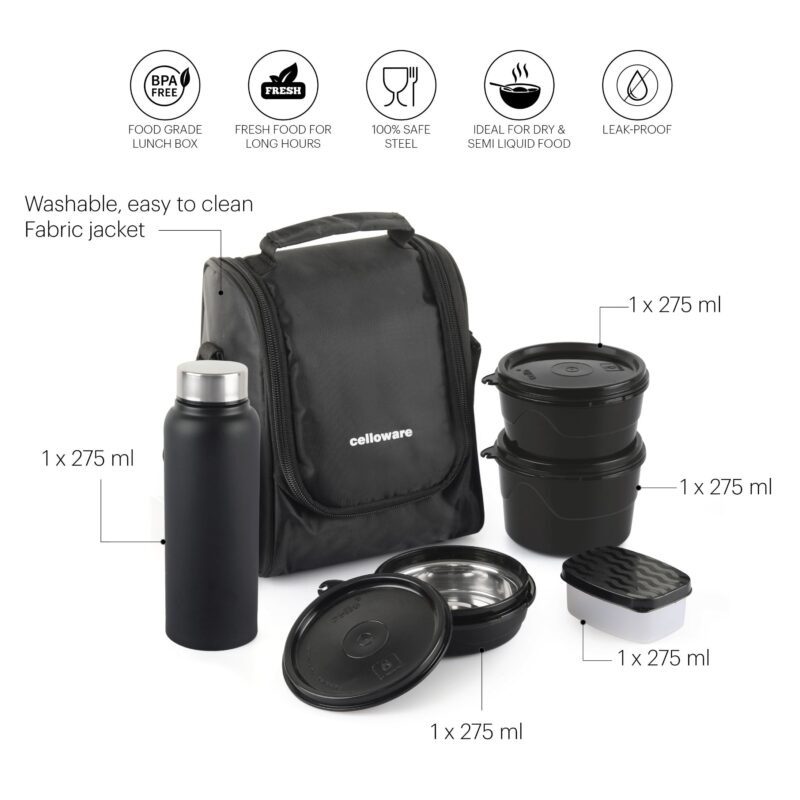 MF All in One Lunch Box with Fabric Bag - Image 5