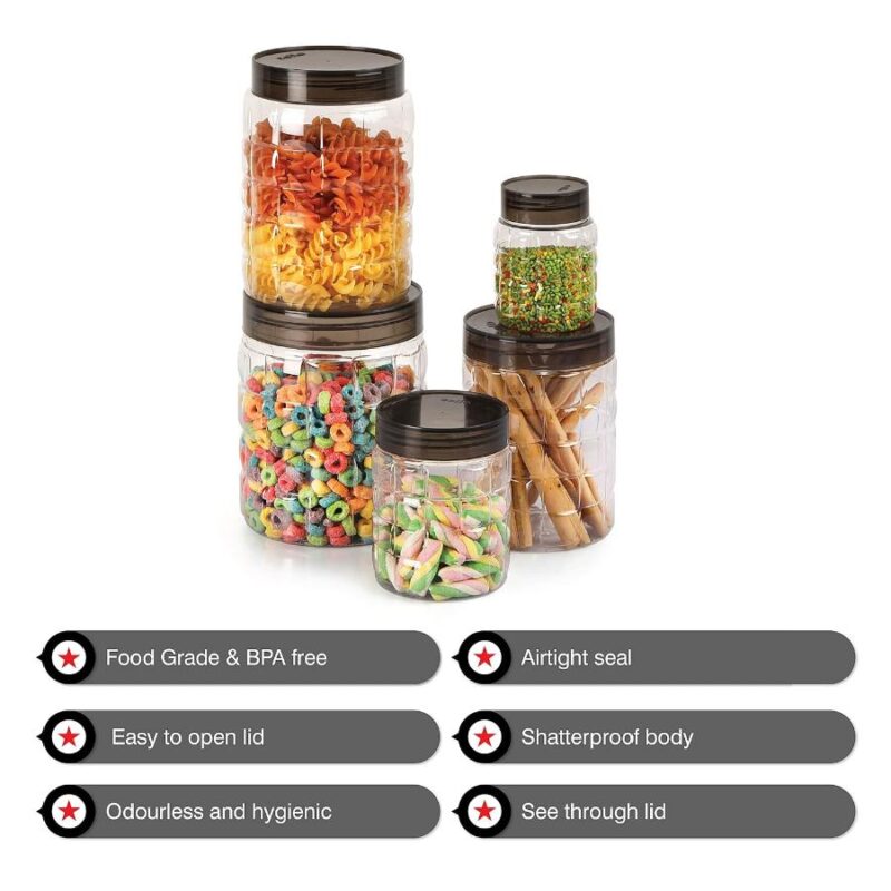 Checkers PET Container, Set of 18, Assorted Size - Image 2