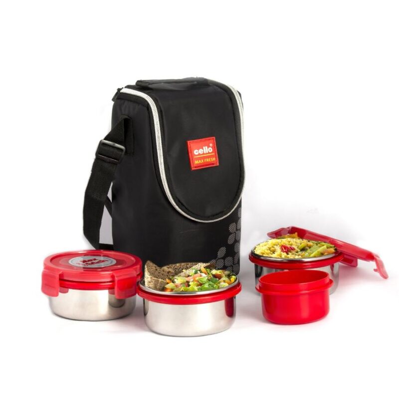 MF Click 4 Steel Lunch Box, Set of 4 - Image 2