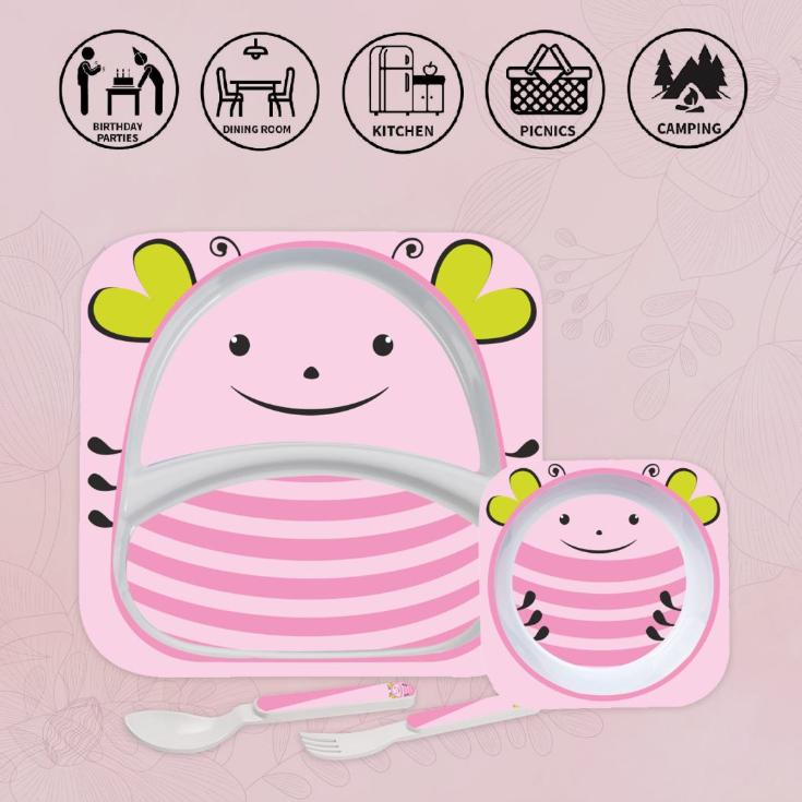 Kids Lady Bug Meal Set - Image 4