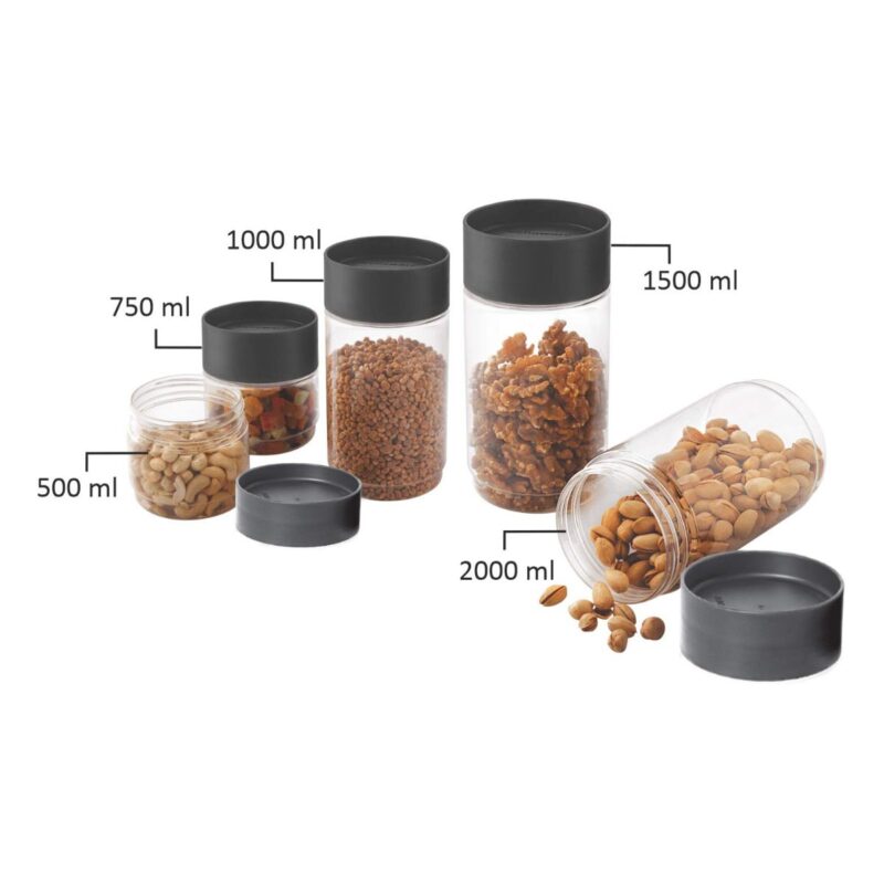 Modustack PET Container, Set of 9, Assorted Size - Image 5