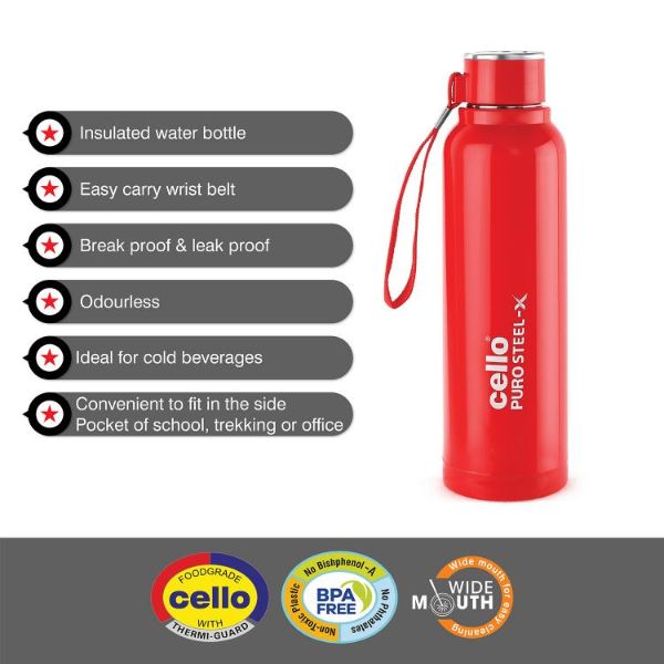 Puro Steel-X Benz 900 Water Bottle, 730ml - Image 21