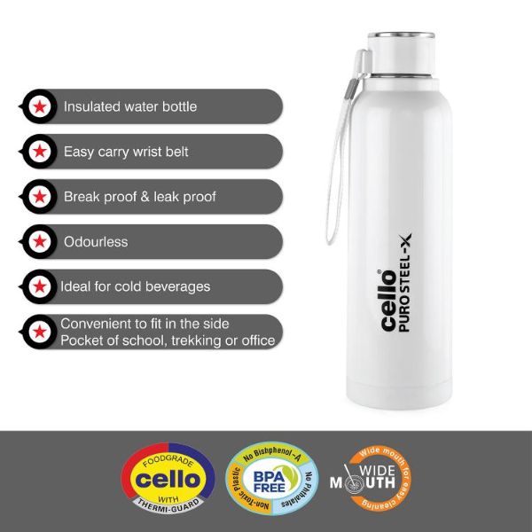 Puro Steel-X Benz 900 Water Bottle, 730ml - Image 22