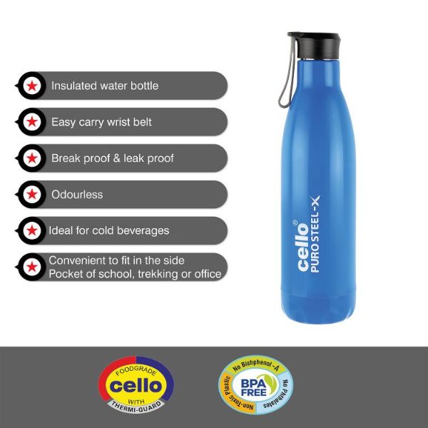 Puro Steel-X Rover 900 Water Bottle, 720ml - Image 11