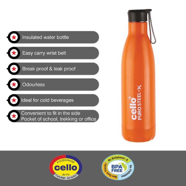 Puro Steel-X Rover 900 Water Bottle, 720ml - Image 12