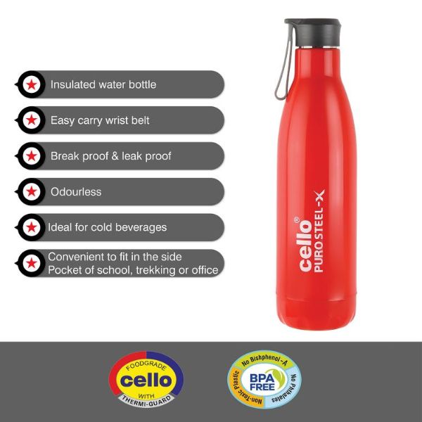 Puro Steel-X Rover 900 Water Bottle, 720ml - Image 14