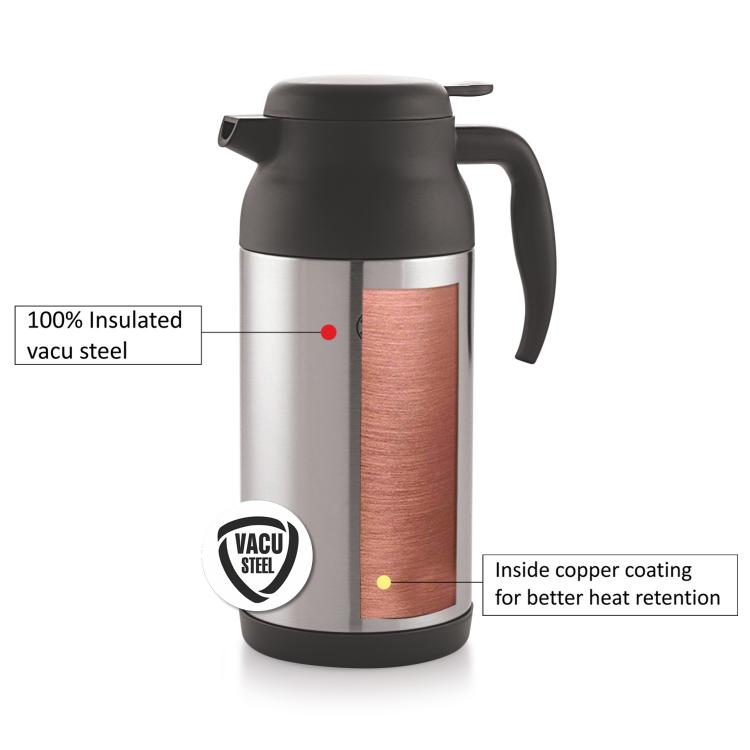 Armour Double Walled Vacuum Insulated Carafe, 2000ml - Image 4
