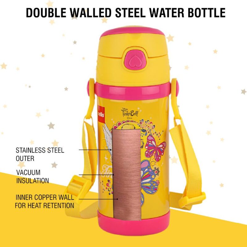 Champ 400 Hot & Cold Stainless Steel Kids Water Bottle, 400ml - Image 17