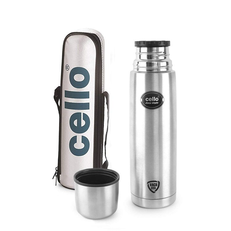 Easy Style Flask, Vacusteel Water Bottle with Thermal Jacket, 1000ml - Image 3