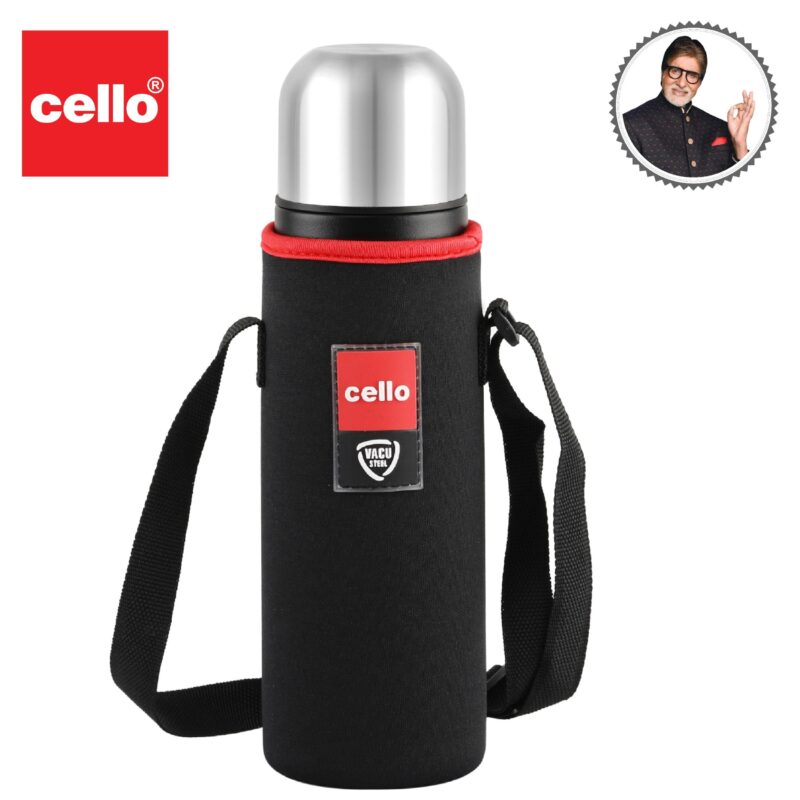 Duro Flip Flask, Vacusteel Water Bottle with Thermal Jacket, 750ml - Image 13