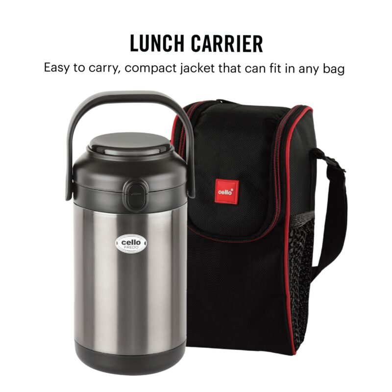 Fredo Double Walled Insulated Lunch Box, Set of 3 - Image 3