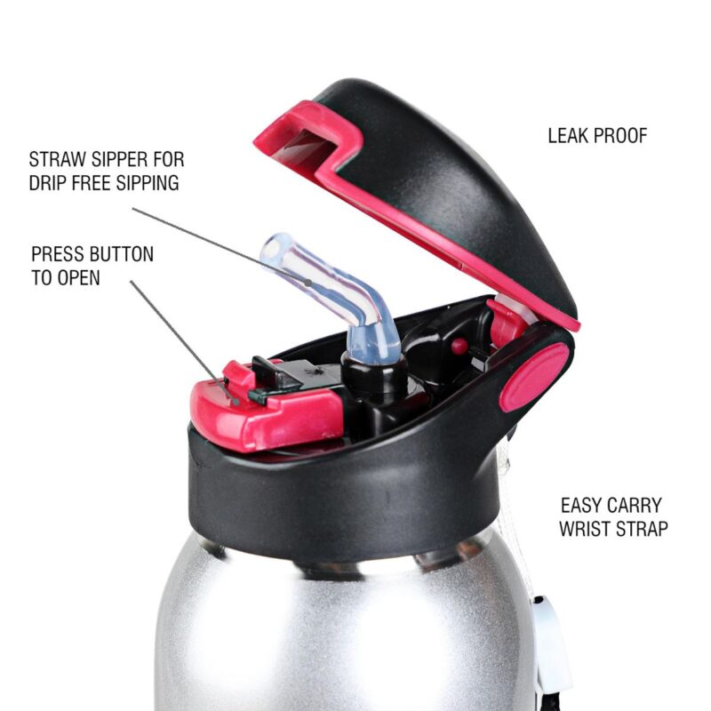 Gym Star Flask, Vacusteel Water Bottle, 650ml - Image 22