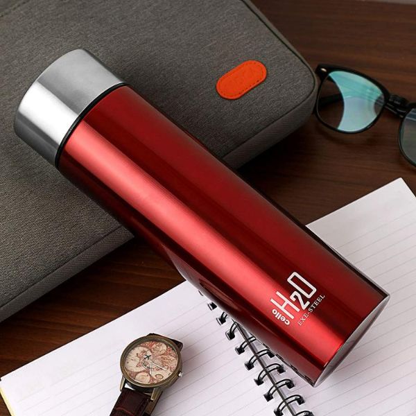Red|H2O Stainless Steel Water Bottle, 1000ml / 1000ml