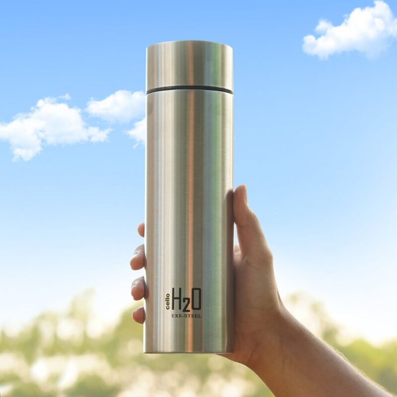 Silver|H2O Stainless Steel Water Bottle, 1000ml / 1000ml