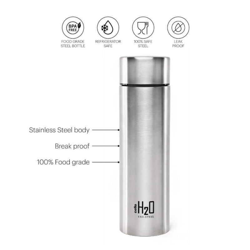 H2O Stainless Steel Water Bottle, 1000ml - Image 20