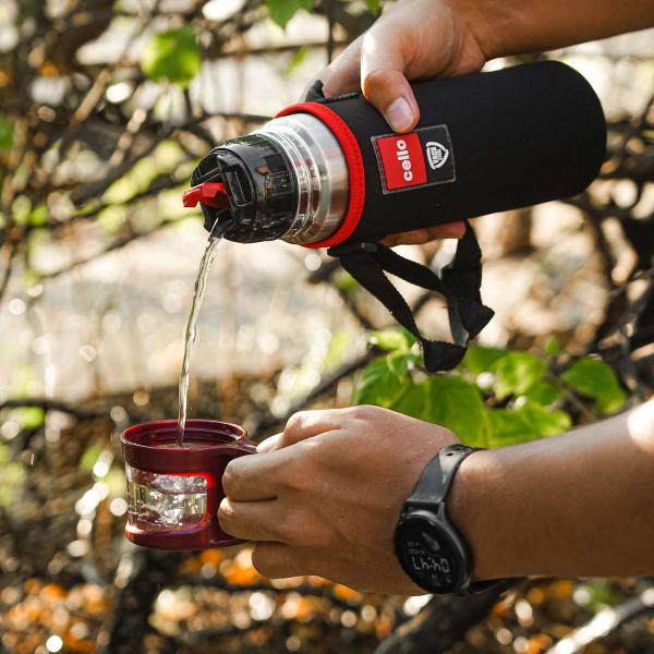 Maroon|Instyle Flask, Vacusteel Water Bottle, 500ml / 500ml
