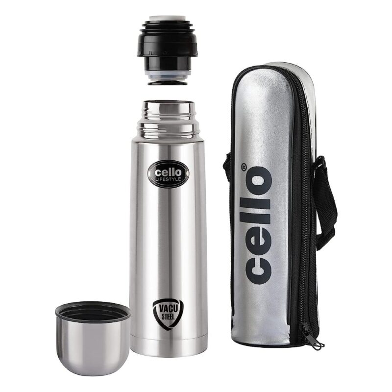 Lifestyle Flask, Vacusteel Water Bottle with Thermal Jacket, 500ml - Image 2