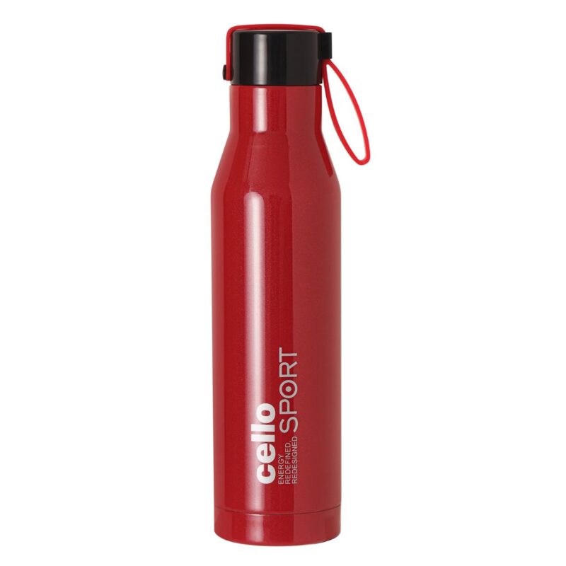 Maestro Flask, Vacusteel Water Bottle, Red - Image 3
