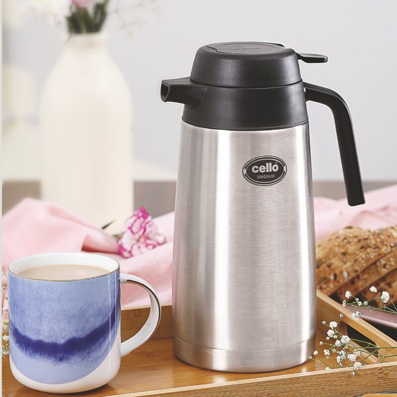 Black|Magnum Insulated Steel Carafe, 1600ml / 1600ml